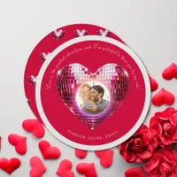 Custom Cherry Coded Valentine's Day Photo Card