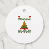 Tis The Season To Vegan Christmas Pajama X-Mas Veg Favor Tags
