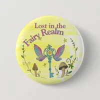 Lost in the Fiary realm, fairycore lover, mushroom Button