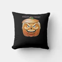 Pumpkin Donald, Funny Halloween Scary Classic Throw Pillow