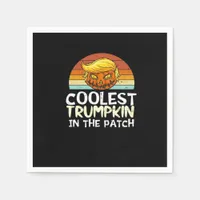 Coolest Trumpkin Patch Napkins