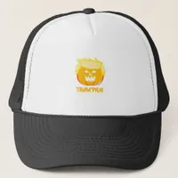 Halloween Trumpkin Funny Trucker Hat