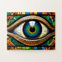 Beautiful Mosaic Eye Jigsaw Puzzle