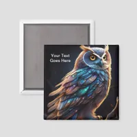 Owl ways Watching Over You fridge Magnet