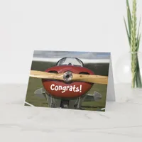 Congratulations on Earning your Pilot's License Card