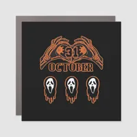Skeleton Hands For Classic Halloween Car Magnet