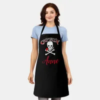 Personalized Jolly Roger (Rose) Apron