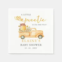 Little Sweetie Is On The Way Honeybee Baby Shower  Napkins