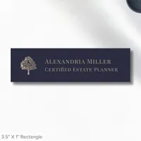 Elegant Name Tag Custom Logo