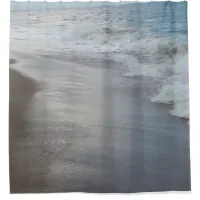 Ocean Waves on the Beach Shower Curtain