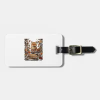 Cottagecore Aesthetic With Book Cute Goblincore Mi Luggage Tag
