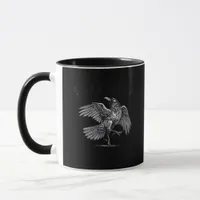 Crow, F-Caw-F Funny Bird Moon Gothic Adult Humor C Mug
