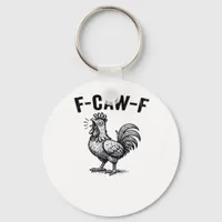 F-Caw-F Chicken Creative Casual Keychain