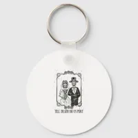 Till Death Do Us Part Skeleton Wedding Couple – Keychain