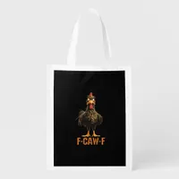F-Caw-F Creative Casual Grocery Bag