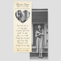 Vintage and Modern Photo Memorial Keepsake Bookmarks