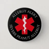 Severe Peanut Allergy Alert Button