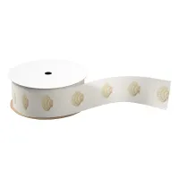 Vintage Scallop Single Seashell Wedding Grosgrain Ribbon