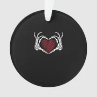 Skeleton Hand Heart Sign Costume Trending Hallowee Ornament