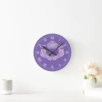 Romantic,Feminine,Personalized  Round Clock