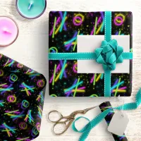 Neon Glow Stick Bracelet Pattern ID923 Wrapping Paper