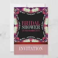 Modern Decor Style Bridal Shower Party Invitation