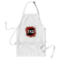 Red and Black TKD Hurricane Apron