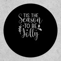 Tis Season Pumpkin Halloween Witch Hat Costume Patch