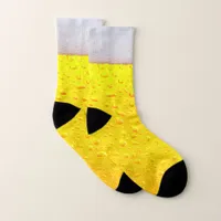 Frothy Head of Beer Funny Drinking Socks