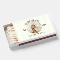 The Quacktail Club Preppy Lake Bachelorette Matchboxes