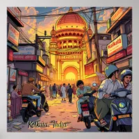 Saying Hello from India | Kolkata Poster