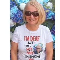 Deaf and Proud, funny Hearing Impaired Personal Gi T-Shirt