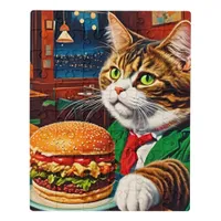 Cat at the Diner Orders a Cheeseburger Jigsaw Puzzle