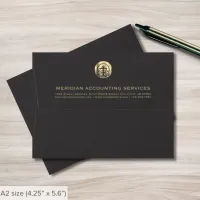 Gray Gold Seal A2 Envelope for Professionals