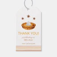 Cutie Pie Thanksgiving Baby Shower Thank You Tag