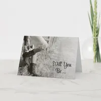 Cowgirl and Sunflowers Will You Be My Bridesmaid Invitation