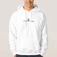 No Kings In America Bold Casual Hoodie