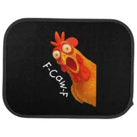 Gothic Humor Funny F Caw F Crow Design Car Floor Mat