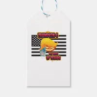Halloween Funny Trumpkin Classic Gift Tags
