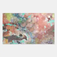 Bluebird Digital Art Rectangular Sticker