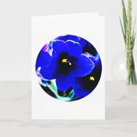 African Violets Card