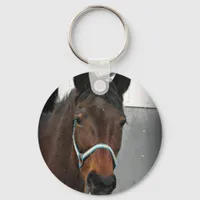 happy horse keychain