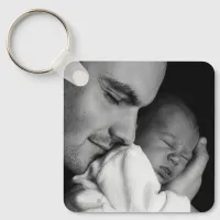 Add your Dad's Photo to this Best Dad Ever Keychain