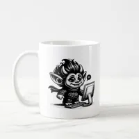 Whimsigoth Cyborg Internet Troll Vintage Art Desig Coffee Mug