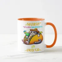 Whiskered Gastronomy: Taco and Sip Mug