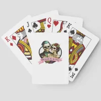 Till Death Do Us Part Valentine Skeleton Classic  Poker Cards