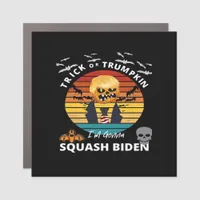 Halloween Trick Or Trumpkin Horror Costume Classic Car Magnet