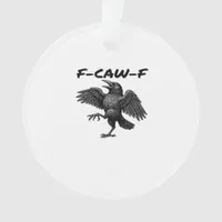 F Caw F Essential Vintage Graphic Look Ornament