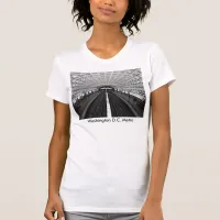 Washington Metro Station Looking at the Rails T-Shirt