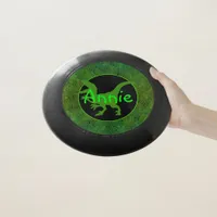 Personalized Green Dinosaur Hide Wham-O Frisbee